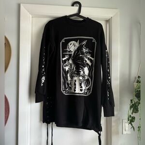 🖤 Thestral Sweatshirt Dress 🖤